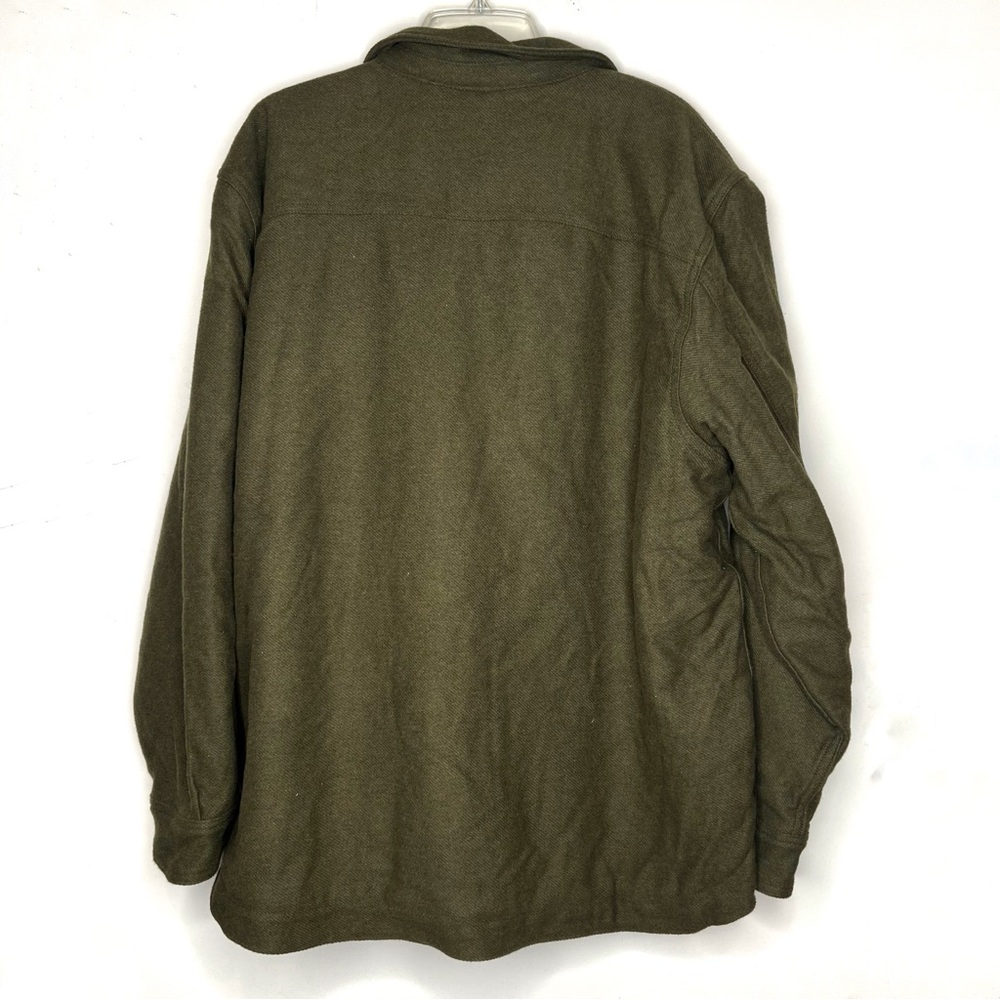 Everlane ReNew Fleece Lined Overshirt XXL Green Heavyweight Jacket NWT - Picture 10 of 12